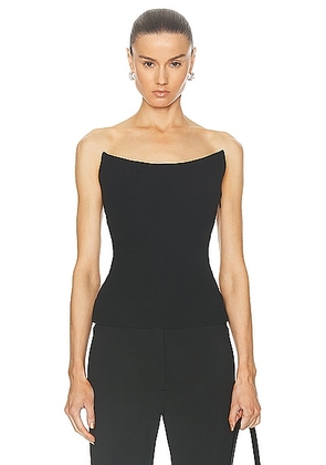 Givenchy Corset Bustier Top in Black - Black. Size 34 (also in 36, 40).