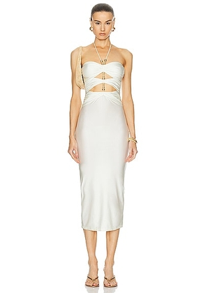 Shani Shemer Isabel Maxi Dress in Cream - Cream. Size L (also in M, S, XS).