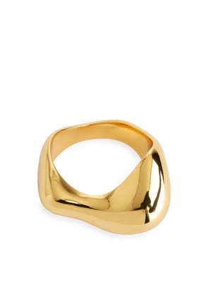 Chunky Gold-Plated Ring - Gold