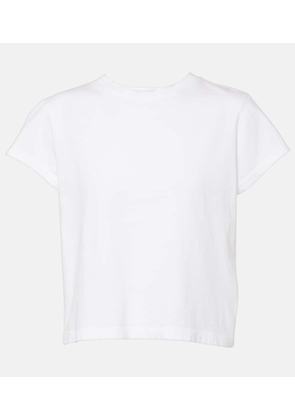 Agolde Adine cropped cotton jersey T-shirt