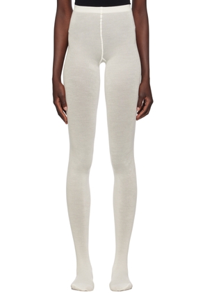 Wolford Off-White Merino Tights