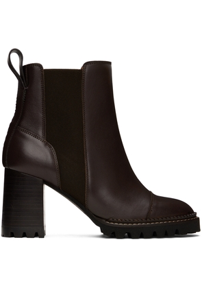 See by Chloé Brown Mallory Chelsea Boots