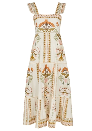 Lug Von Siga Sybill Printed Cotton Midi Dress - Multicoloured - 40 (UK12 / M)