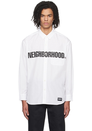 Neighborhood White Printed Shirt