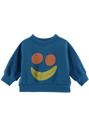 TINYCOTTONS Baby Navy Smile Sweatshirt