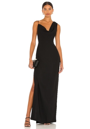 Amanda Uprichard X REVOLVE Arial Gown in Black. Size L, S, XS.