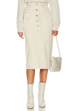 Isabel Marant Etoile Vandy Skirt in Ivory. Size 38/6.