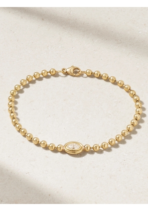 Gemella - Double Bubble 18-karat Gold Diamond Bracelet - One size