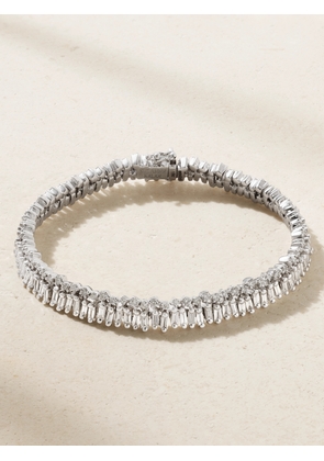 Suzanne Kalan - 18-karat White Gold Diamond Bracelet - One size