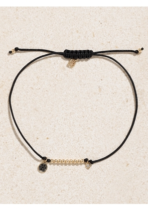 Sydney Evan - 14-karat Gold, Cord And Diamond Bracelet - One size