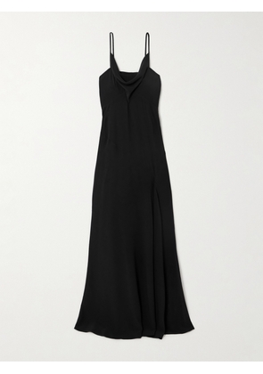 Isabel Marant - Kapri Draped Open-back Crepe Maxi Dress - Black - FR34,FR36,FR38,FR40,FR42,FR44