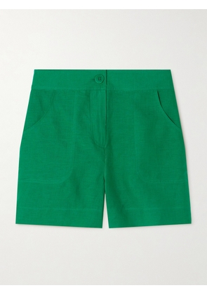 Eres - L'intemporel Linen Shorts - Green - FR36,FR38,FR40,FR42,FR44