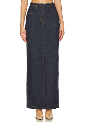 Amanda Uprichard Franklin Skirt in Blue. Size M, S, XL, XS.