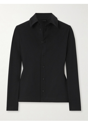 Balenciaga - Stretch-jersey Shirt - Black - FR34,FR36,FR38,FR40