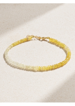 JIA JIA - Gold Sapphire Bracelet - Yellow - One size