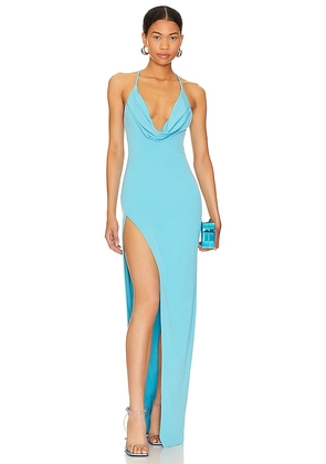 Katie May Dionysus Gown in Teal. Size S.