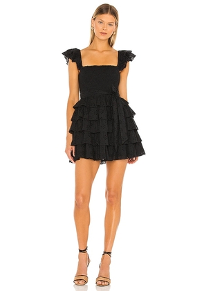 Tularosa Carlotta Mini Dress in Black. Size S, XS.