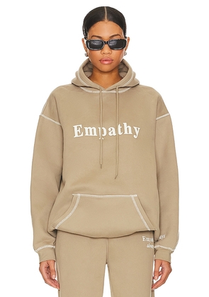 The Mayfair Group Emphathy Always Hoodie in Tan. Size S/M.