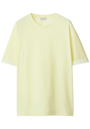 Burberry EKD-print cotton T-shirt - Yellow