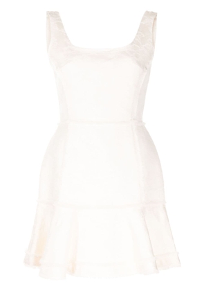 Alexis Noely brocade mini dress - Neutrals