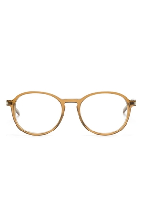 Saint Laurent Eyewear round-frame glasses - Neutrals