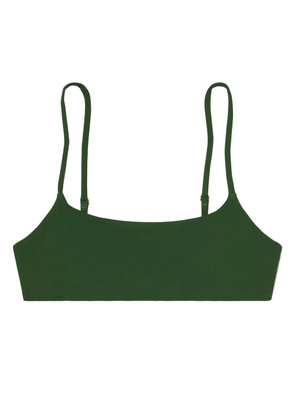 Tory Burch square-neck bikini top - Green