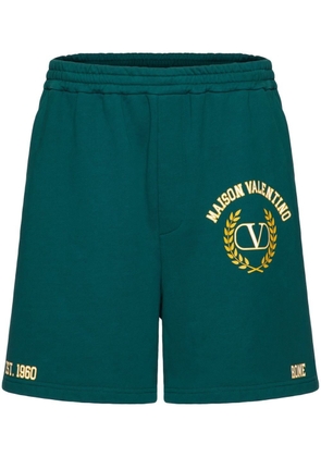 Valentino Garavani VLogo Signature cotton shorts - Green