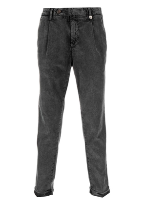 Myths tapered-leg cotton-blend trousers - Grey