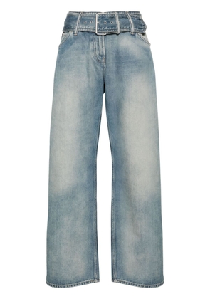 Acne Studios low-rise wide-leg jeans - Blue