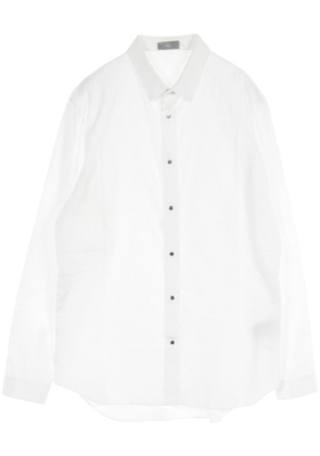 Christian Dior Pre-Owned 1990-2000 long-sleeve cotton shirt - White