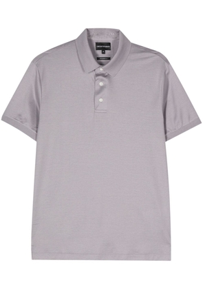 Emporio Armani rubberised-logo T-shirt - Grey