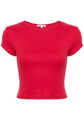 Reformation Muse cropped T-shirt - Red