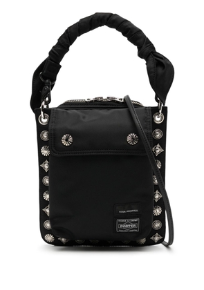 Toga Virilis x Porter stud-embellishment shoulder bag - Black
