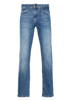 Boggi Milano mid-rise slim-fit jeans - Blue