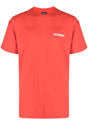 Jacquemus logo-print organic cotton T-shirt - Red