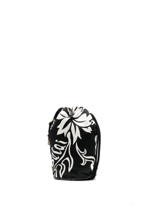 sacai floral-print bucket bag - Black