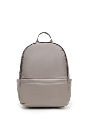 12 STOREEZ panelled zip-up backpack - Grey