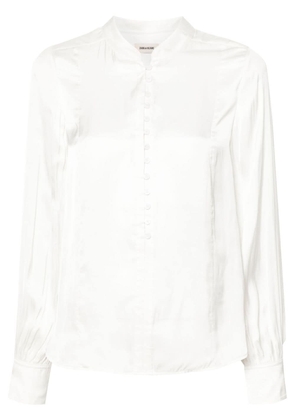 Zadig&Voltaire Twina satin-finish blouse - White
