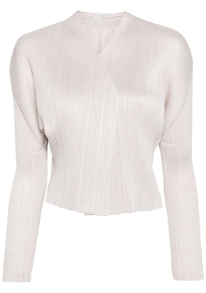 Pleats Please Issey Miyake Monthly Colours December jacket - Neutrals