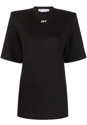 Off-White padded shoulder T-shirt - Black