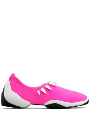 Giuseppe Zanotti Light Jump crystal-embellished sneakers - Pink