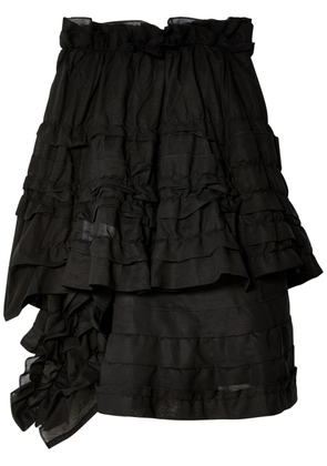Comme des Garçons TAO draped asymmetric skirt - Black