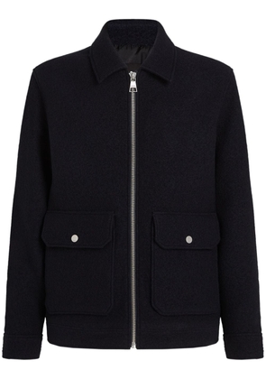 Karl Lagerfeld bouclé shirt jacket - Black