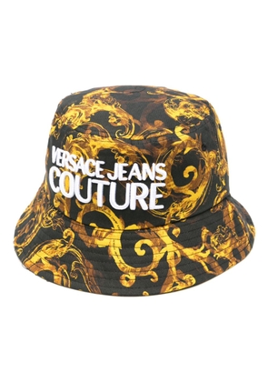 Versace Jeans Couture Watercolour Couture bucket hat - Black