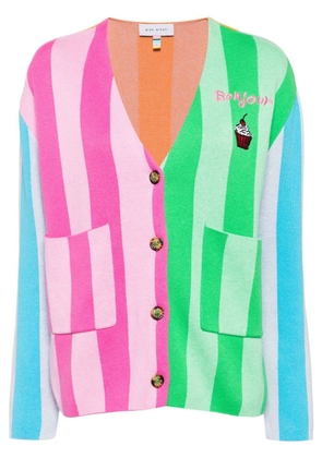 Mira Mikati Bonjour colour-block cardigan - Pink