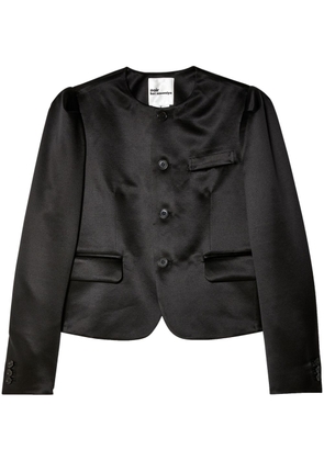 Noir Kei Ninomiya button-up cropped jacket - Black