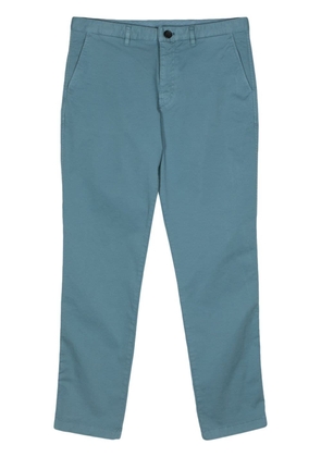 PS Paul Smith logo-appliqué slim-cut chino trousers - Blue