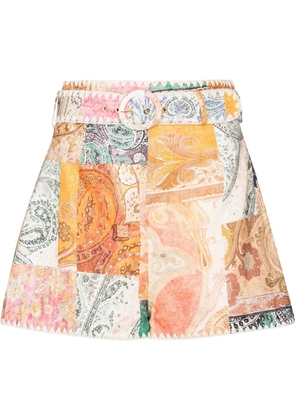 ZIMMERMANN patchwork paisley shorts - PTPS PATCH PAISLEY