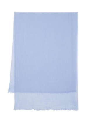 Claudie Pierlot frayed cheesecloth scarf - Blue