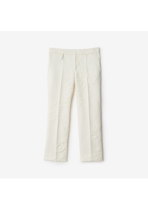 Burberry Daisy Silk Blend Tailored Trousers